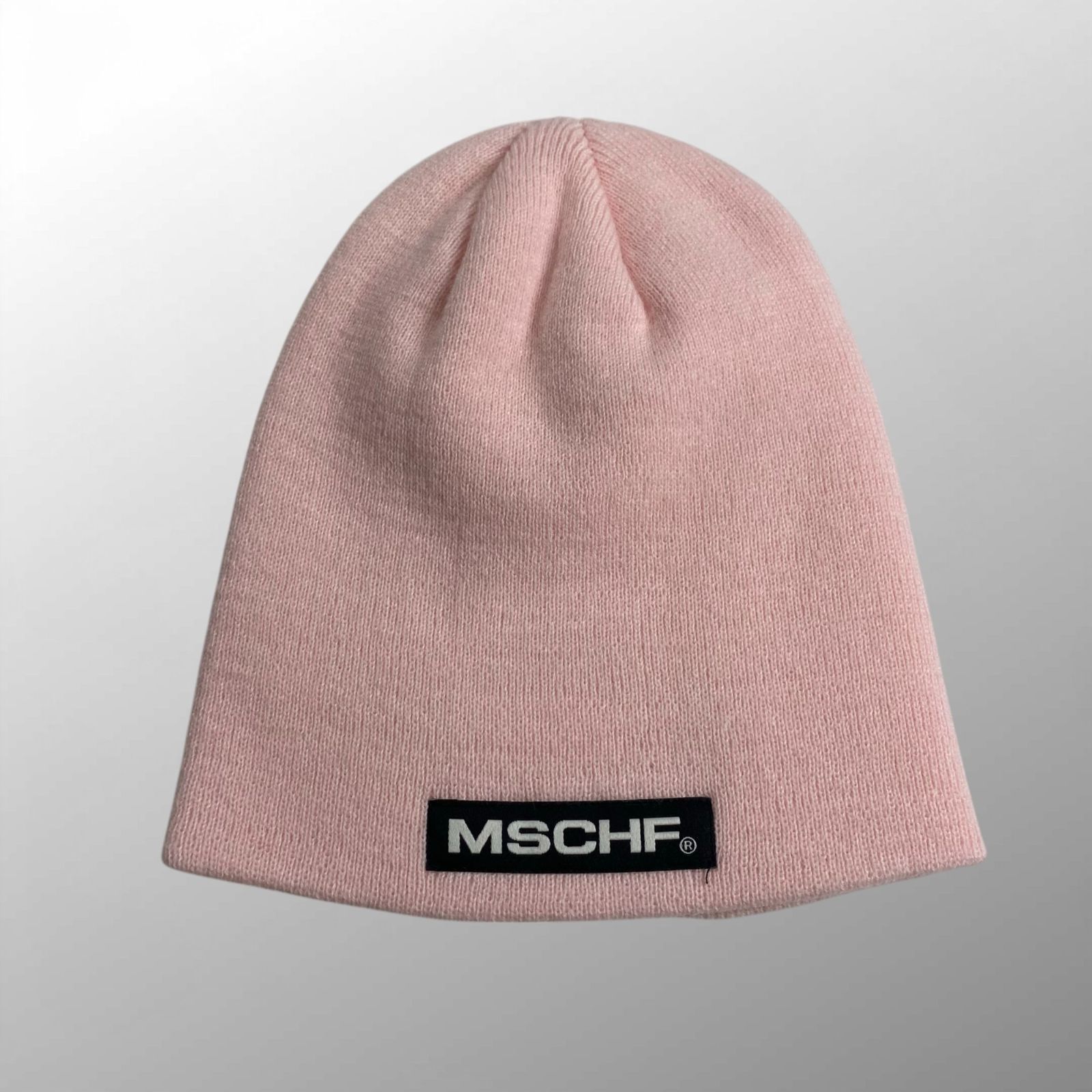 未使用】 MSCHF ミスチーフ / ニット帽 ビーニー LIGHT PINK