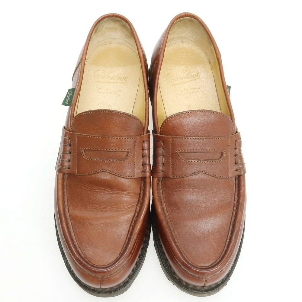 パラブーツ Paraboot REIMS コインローファー ブラウン サイズ8.5 メンズ