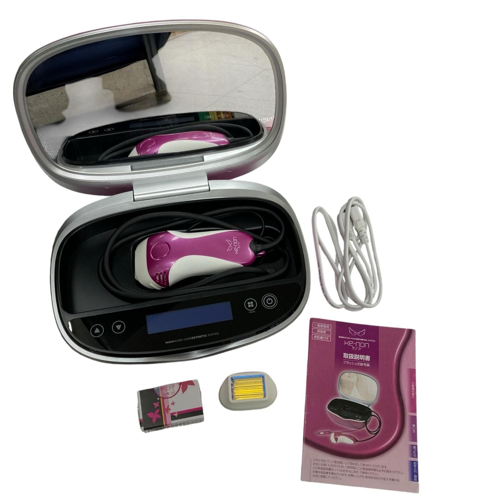 KE-NON 光美容器 マットブラック NIPL-2080-KEBL KE-NON 光美容器 ver8.