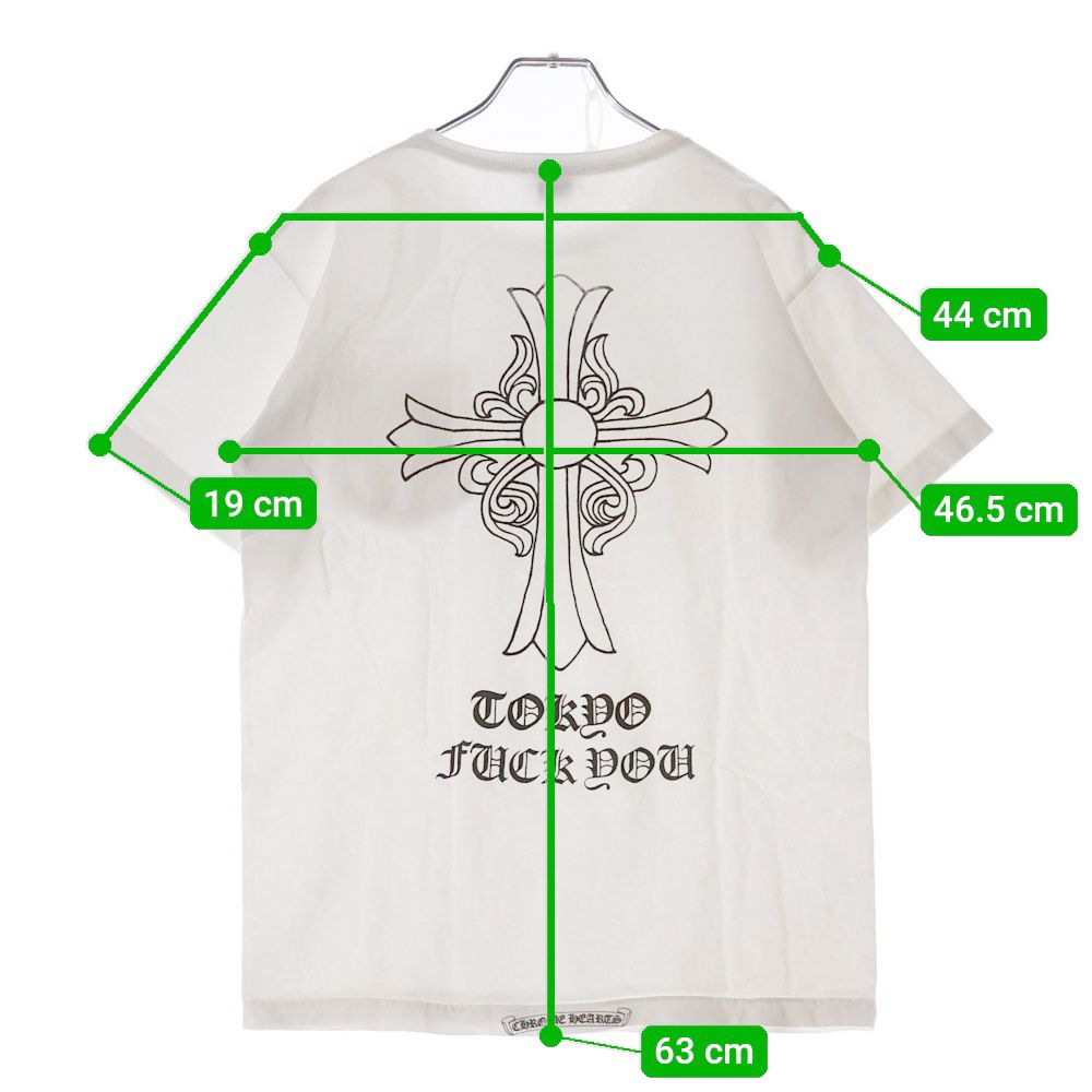 CHROME HEARTS (クロムハーツ) OLD Back Cross Tee 東京限定