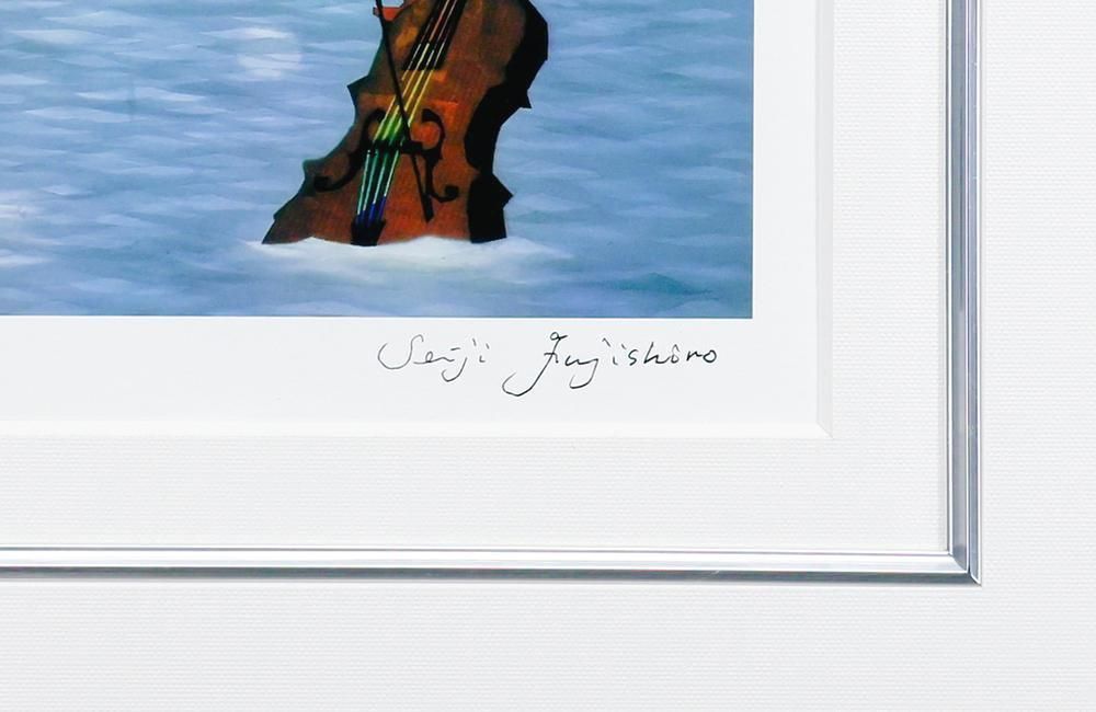 真作】【WISH】藤城清治「こびとの旅立ち」ダイモンド