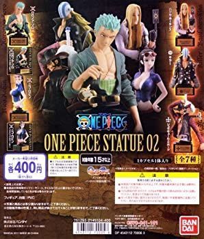 【】【非常に良い】ガシャポン ワンピース ONE PIECE STATUE 02 (ゾロ/ロビン)ノーマルver.入り5種セットA