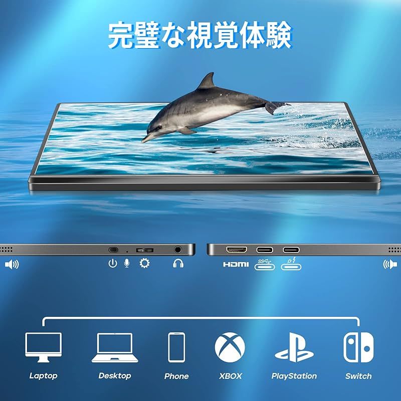 Type-C|mini HDMI端子サポート