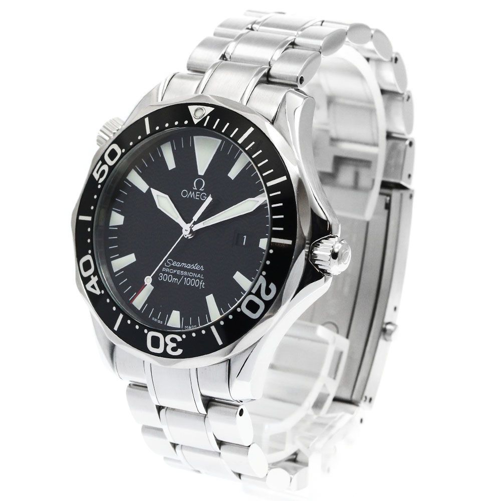 オメガ OMEGA 2264.50 シーマスター300 デイト クォーツ メンズ良品_