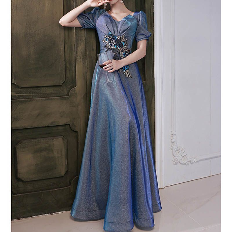 ウエストリボンのスパンコール ベア イブニングドレス♩.• 171057643_o3.jpg?