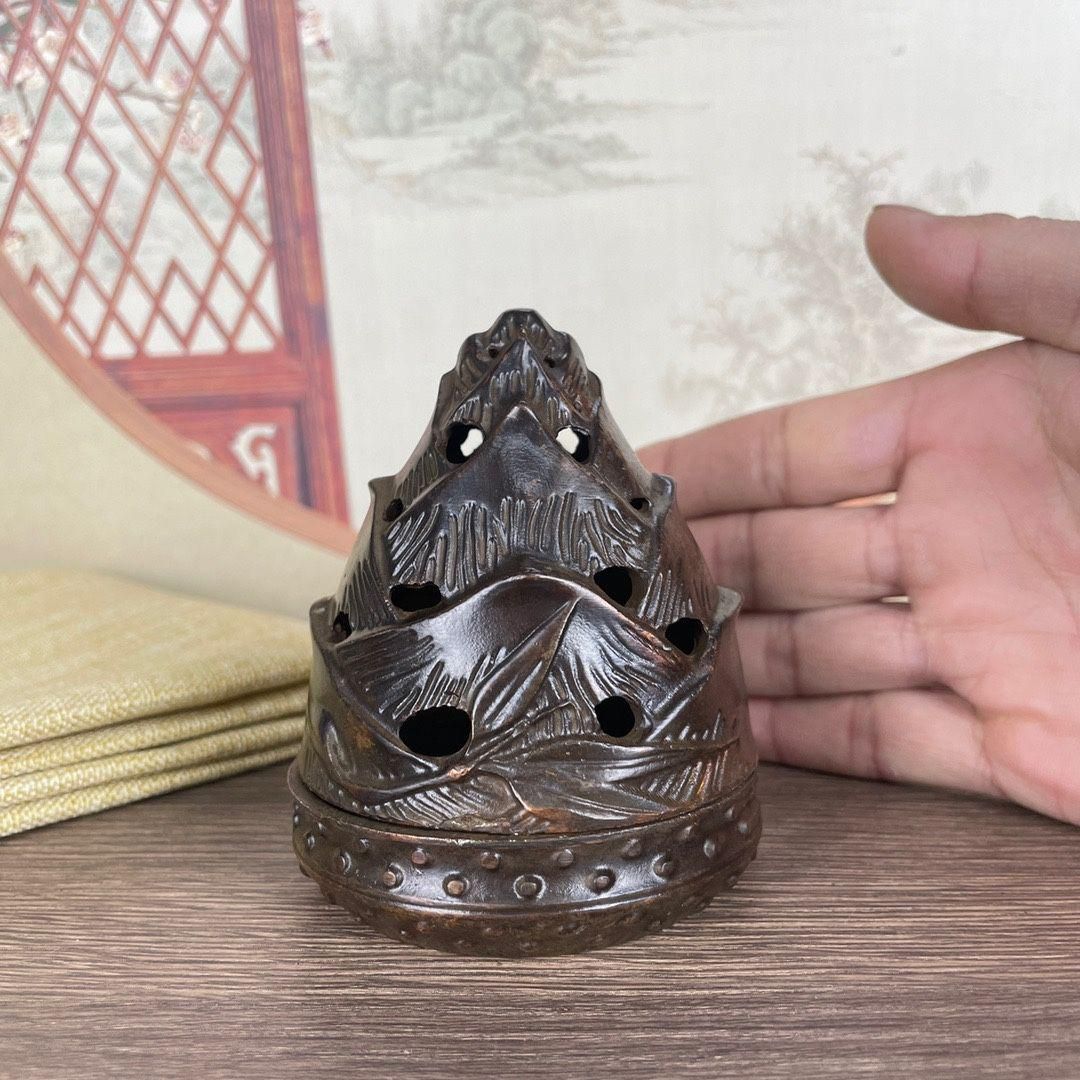 銅 細工 博山炉 茶道具 香道具 装飾品 工芸品 置物 銅 細工 玄紋香炉 博山炉 香道具 茶道具 装飾品 工芸品 置物