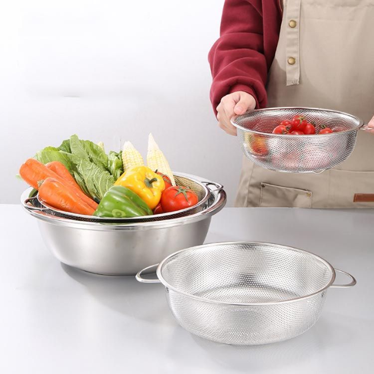 ステンレス製調理用ボウル22個 ステンレスボウルザル２個セット Amazon.co.jp: [LINSHIN]ざる ボウル セット ステンレス鋼