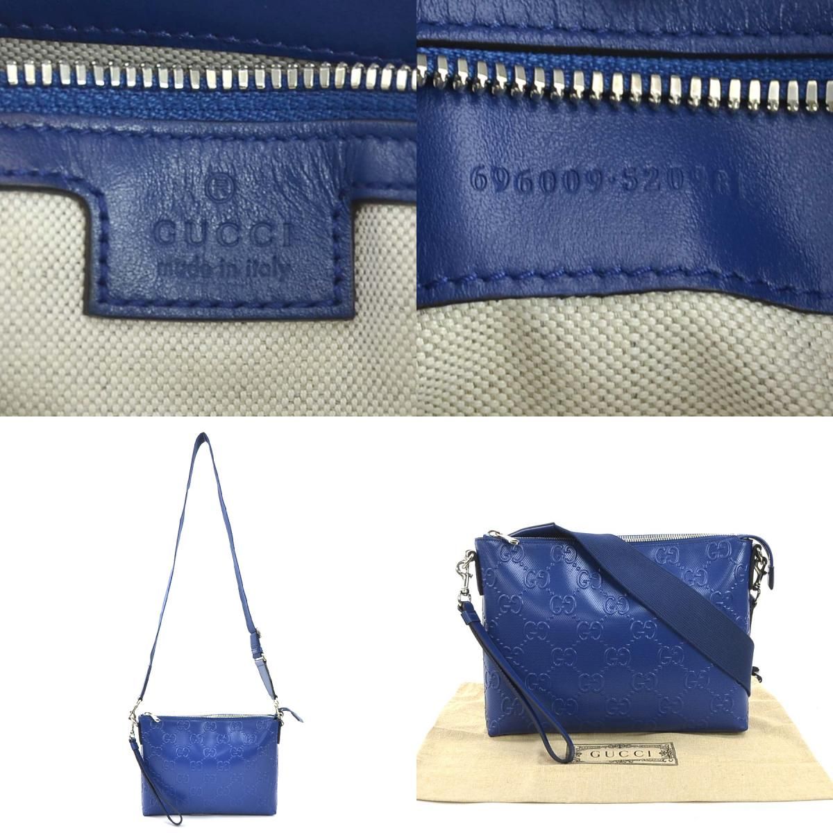 グッチ GUCCI クラッチバッグ 斜め掛けショルダーバッグ GGエンボス 