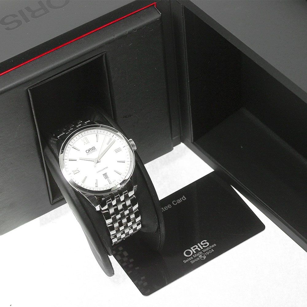オリス ORIS 7642-40 アーティックス デイト 自動巻き メンズ箱