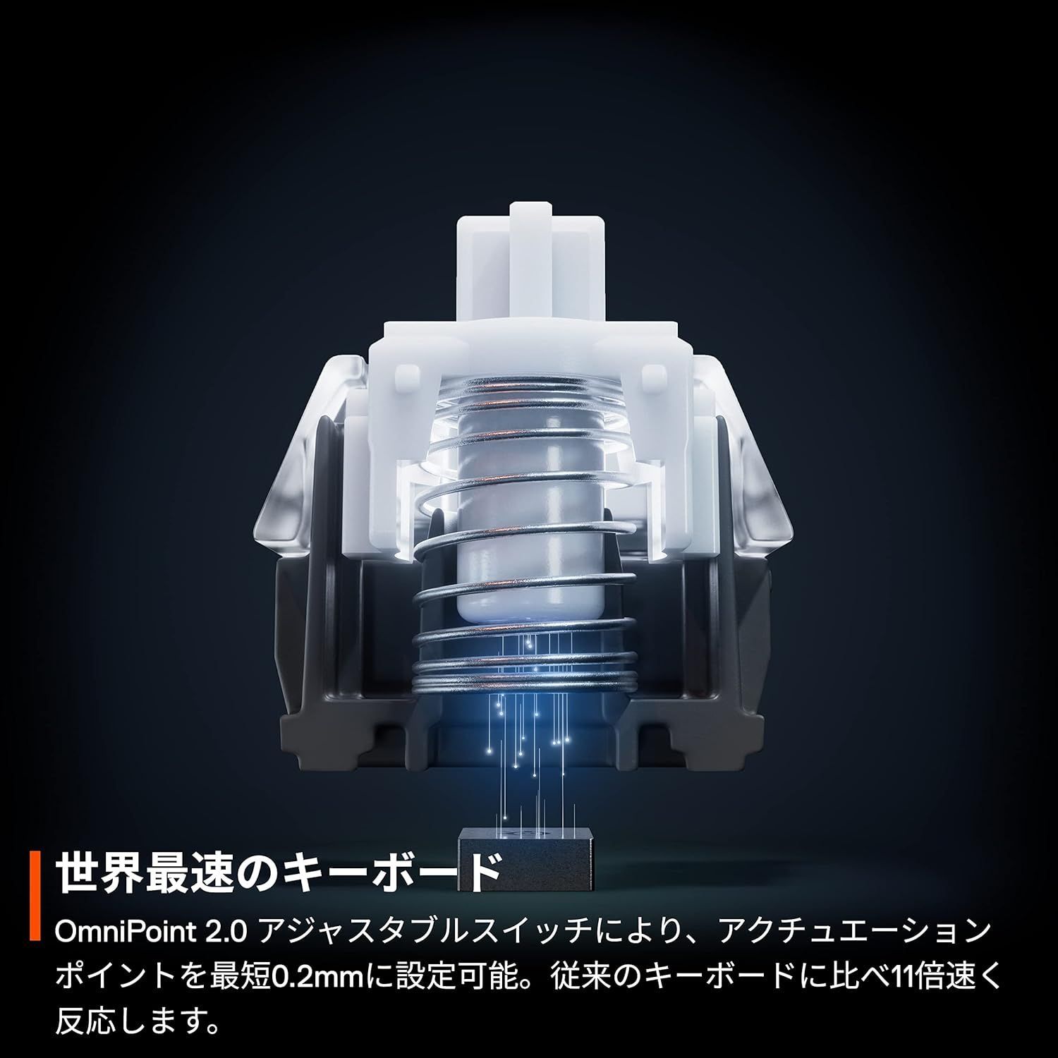 SteelSeries ラピッドトリガー 搭載 ゲーミングキーボード ミニサイズ Apex Pro Mini JP 64825 有線 日本語配列