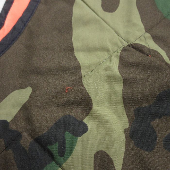 L/古着 エンパイア キルティング ベスト メンズ 80s ウッドランド 緑