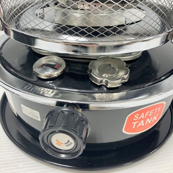 小型石油ストーブ 石油ヒーター タンク容量4.5L 0.25Lh ♥ アウトドア 冬キャンプ 軽量 ≡DT6629