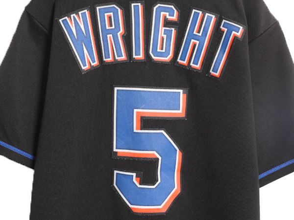  な ! MLB オフィシャル Majestic メッツ ベースボール シャツ メンズ S ユニフォーム ゲームシャツ メジャーリーグ 半袖シャツ 廃盤 ブラック アンダーシャツ ウェア