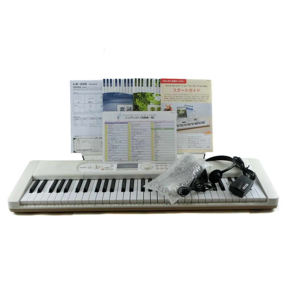 カシオ casiotone LK-526 ホワイト キーボード 美品 【公式通販】