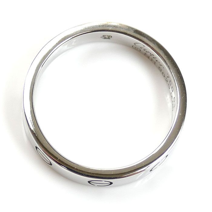 CARTIER カルティエ K18WG ホワイトゴールド ミニラブ 1P ダイヤ