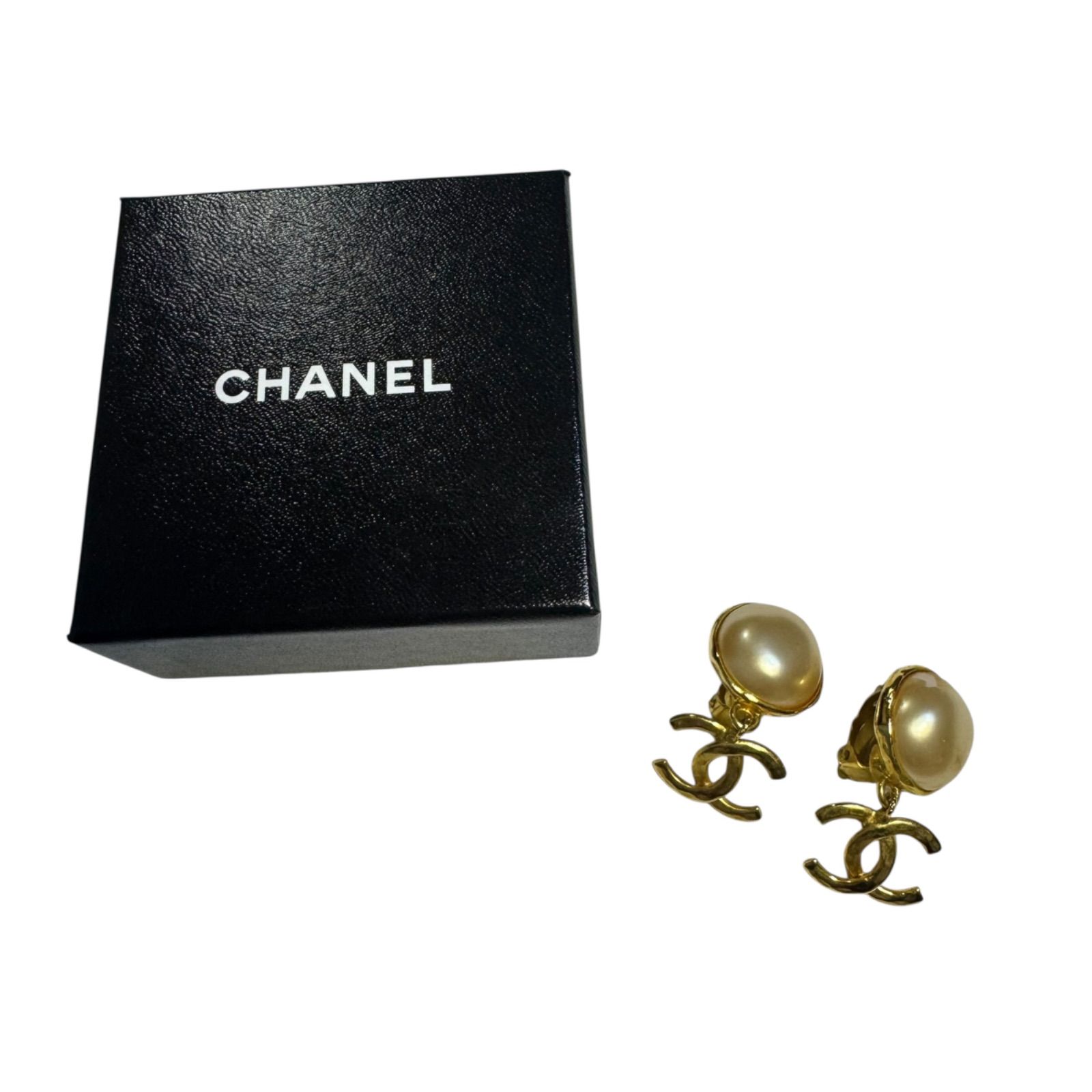 IK002 CHANEL シャネル イヤリング カラーストーン ゴールド GLD 