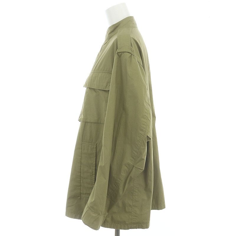 ドゥロワー Drawer ミリタリージャケット ジップアップ ハイネック