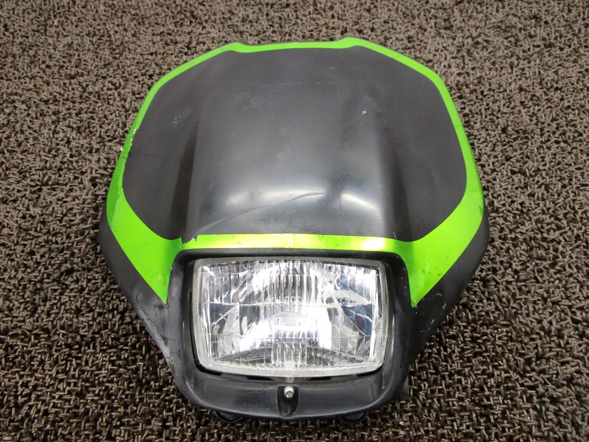 KSR110 ヘッドライト カウル W404！KL110A カワサキ 【 KL110AE 】 キャブ車 動画有