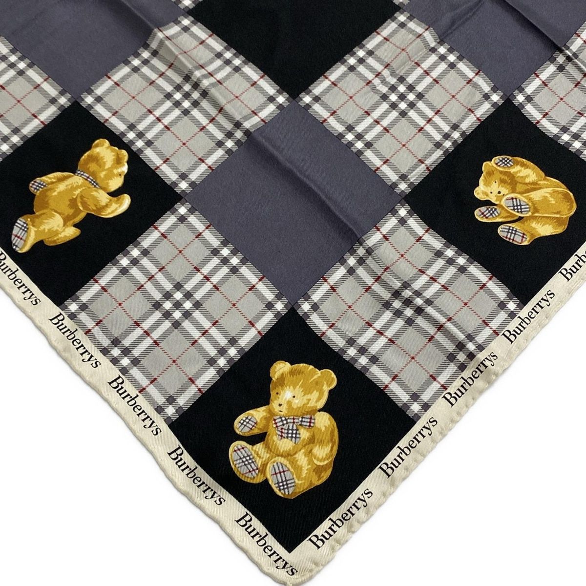 【値下】BURBERRYSスカーフ Burberry's(バーバリーズ) スカーフ - グレー×黒×マルチ