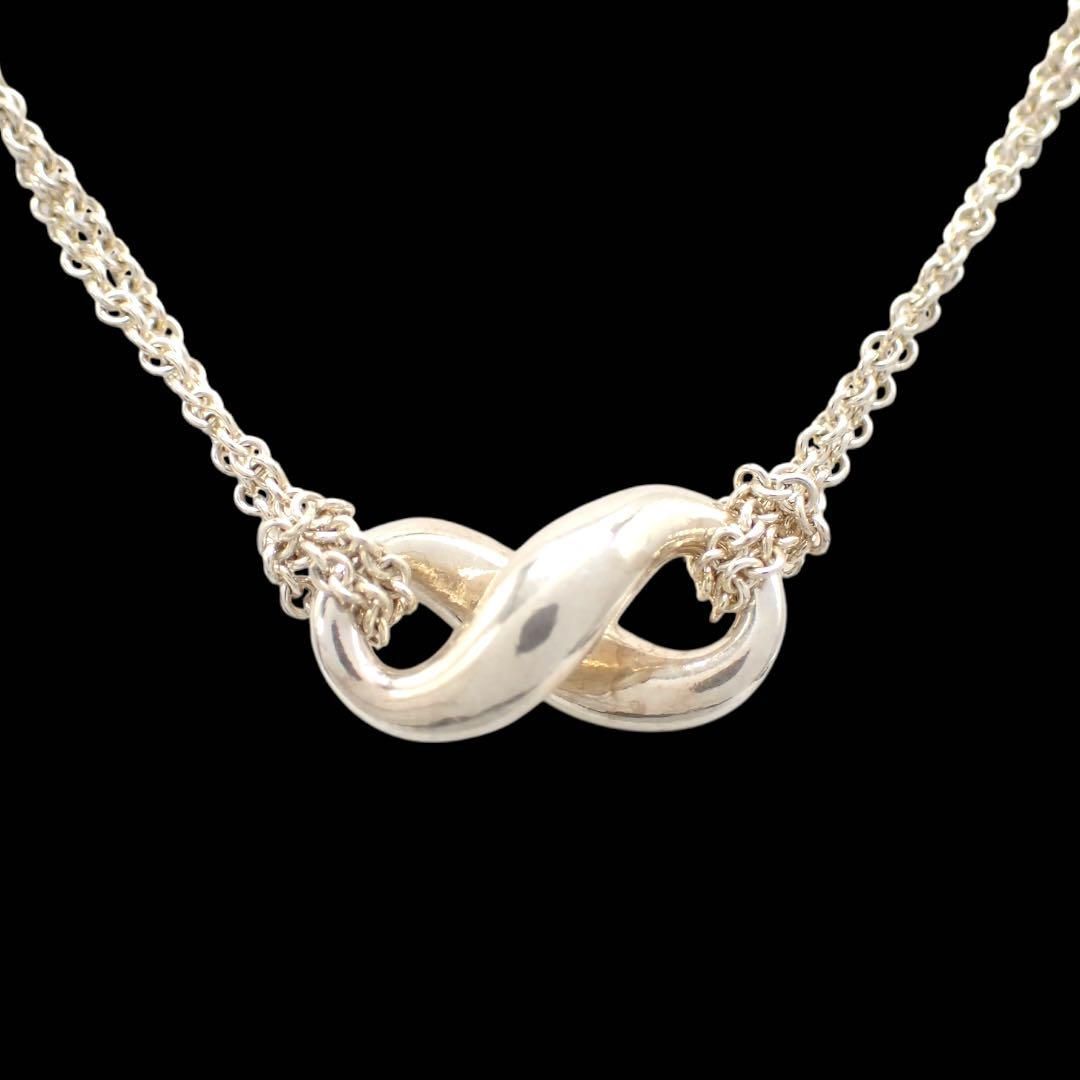 ティファニー インフィニティ ダブルチェーン ネックレス 925 4100  