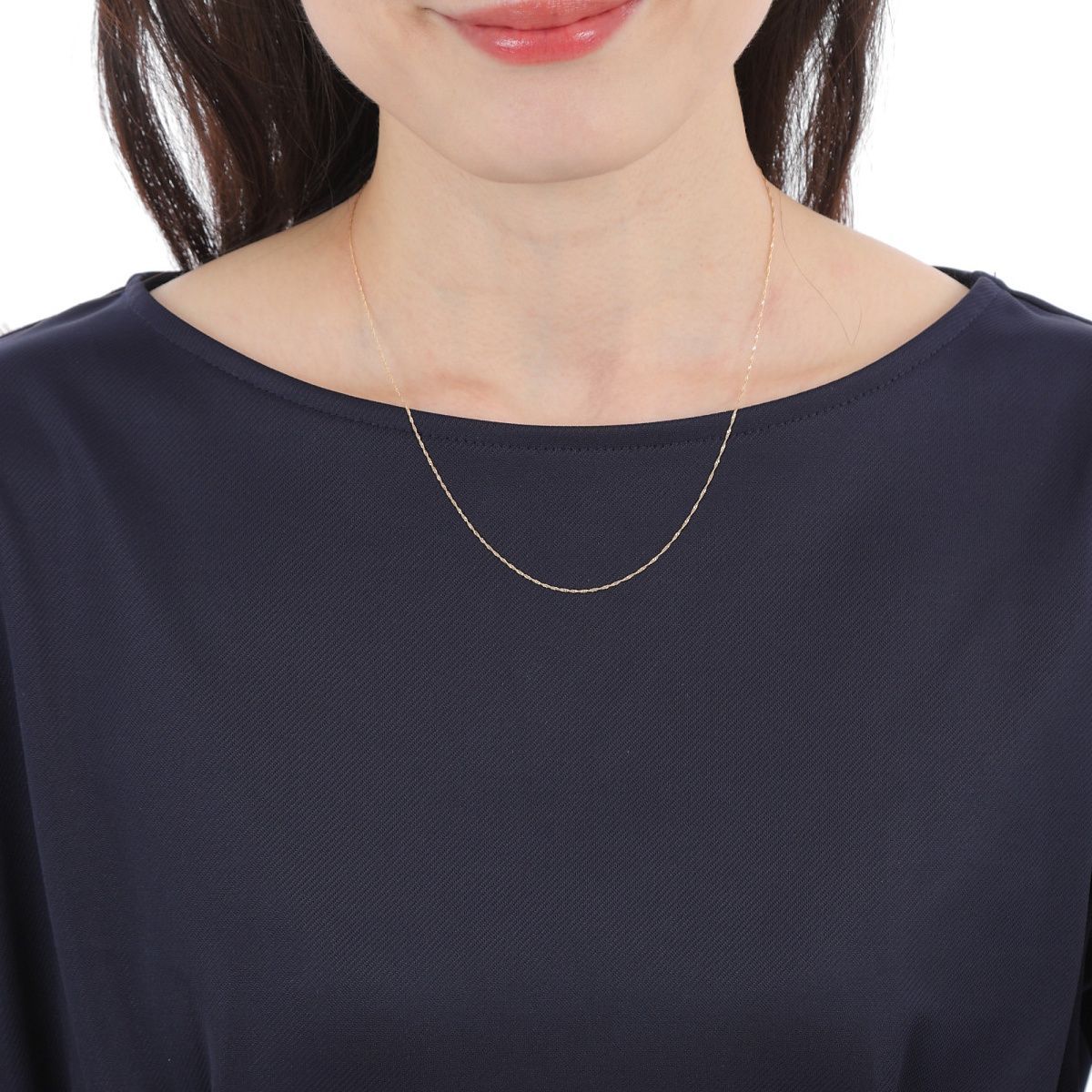 集める 純金 スクリュー ネックレス 45cm 幅1.0mm 造幣局の検定マーク刻印 ネックレスチェーン ゴールド チェーン プレゼント ギフト 【人気のアイテム】