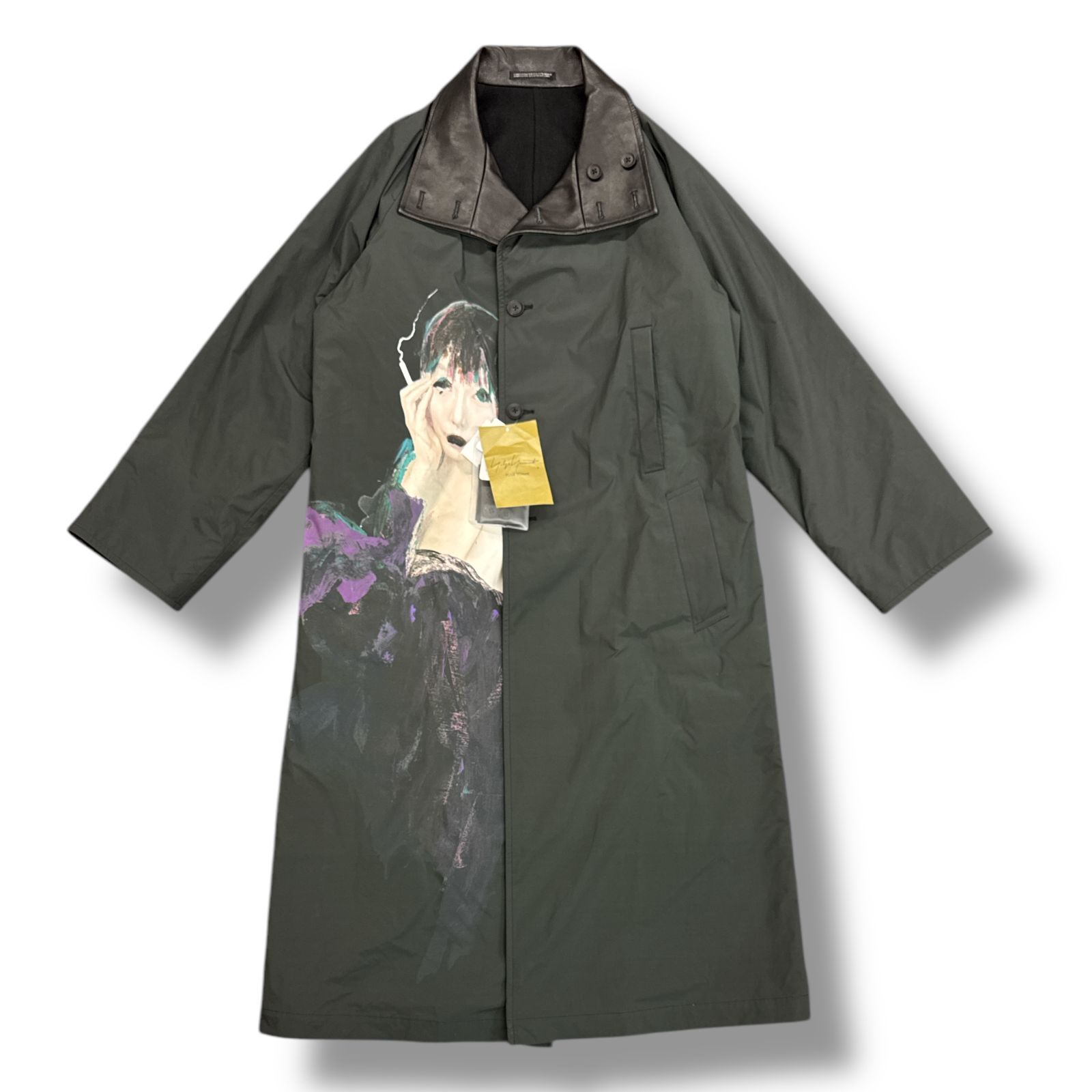 未使用 2020SS ヨウジヤマモト 断ち切りロングジャケット 【2148】 参考上代528000円 未使用品 Yohji Yamamoto POUR HOMME 24AW
