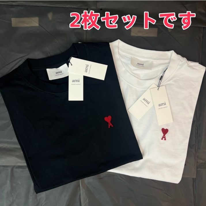 Amazon | Ami Paris セーター Heart A刺繍 赤いハート ami