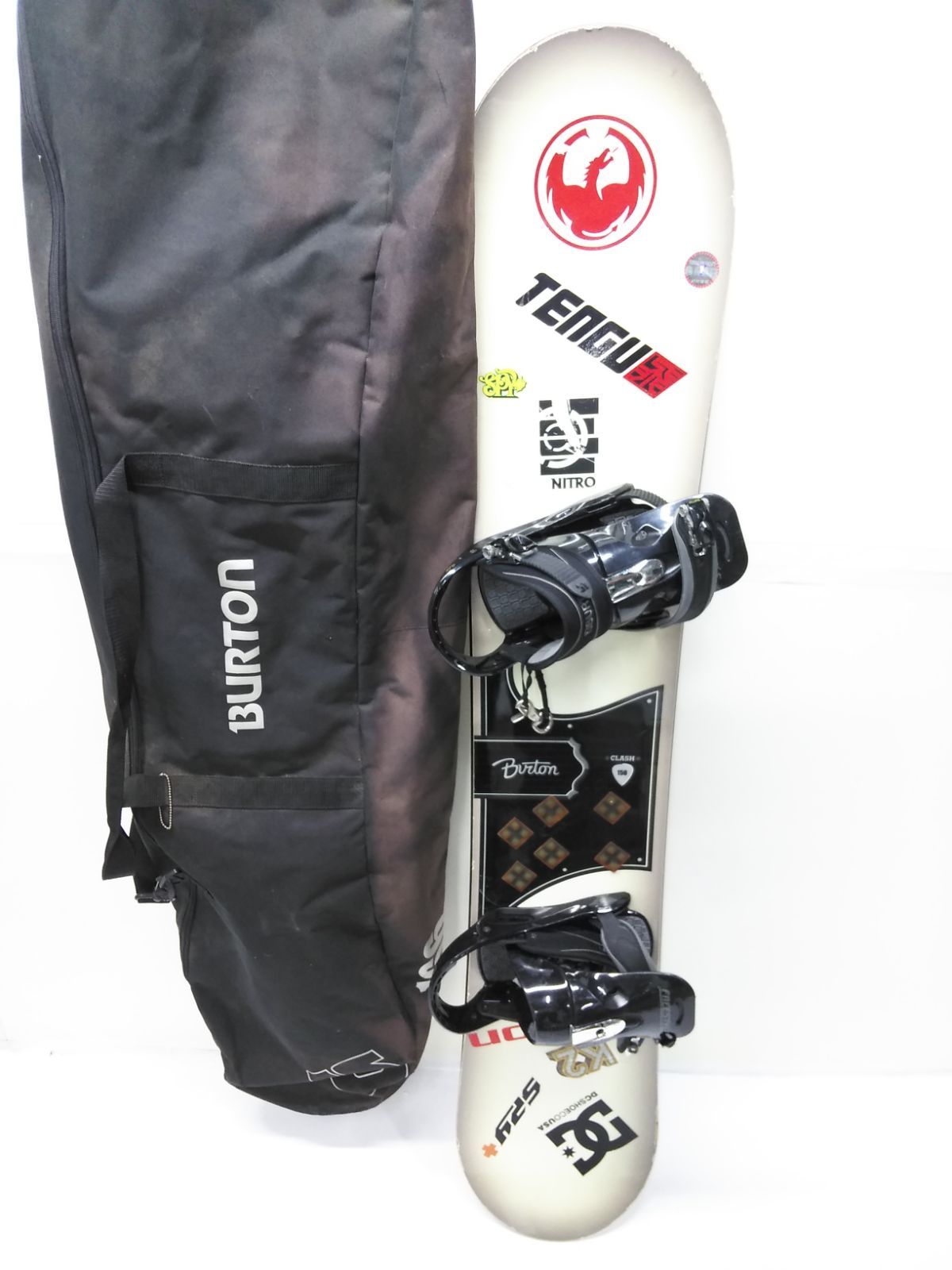 激安 BURTON バートン メンズ スノーボード 2点セット CLASH 150cm + FREESTYLE Mサイズ メンズ スノーボード  ケース付き3点セット 板/ビンディング - メルカリ