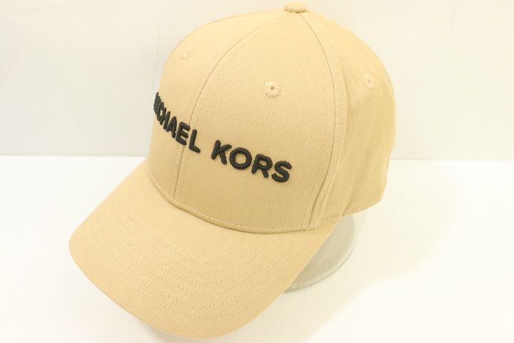 【中古】 Michael Kors メンズキャップ -- キャップ Michael Kors -- 黒 ブラック ベージュ 肌色
