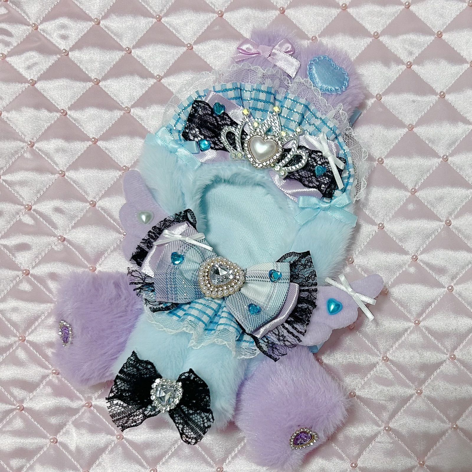 ぬい服 着ぐるみ 15cm エンジェルプリンセス 水色