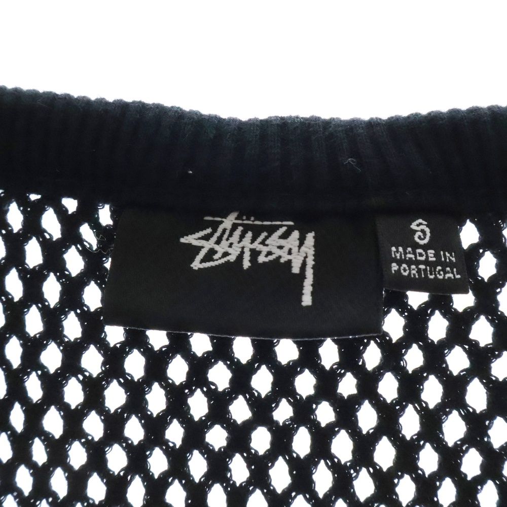 Stussy メッシュタンクトップ 黒 Stussy x Denim Tears』Mesh Tank