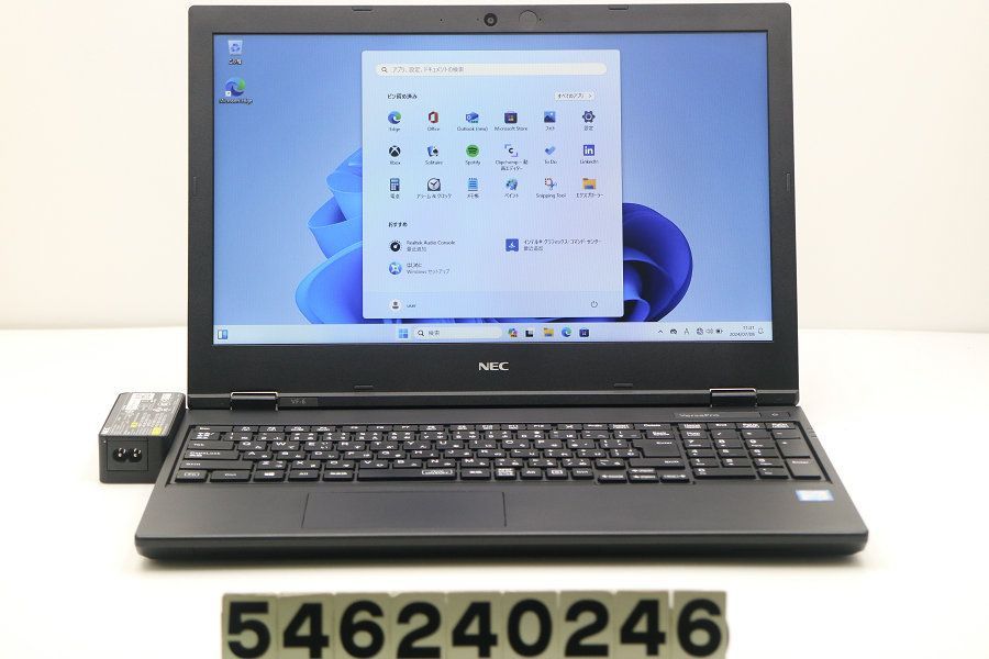 NEC PC-VRT16FBGS3R6 Core i5 8265U 1.6GHz/16GB/256GB(SSD)/Multi/15.6W/FWXGA(1366x768)/Win11 【546240246】