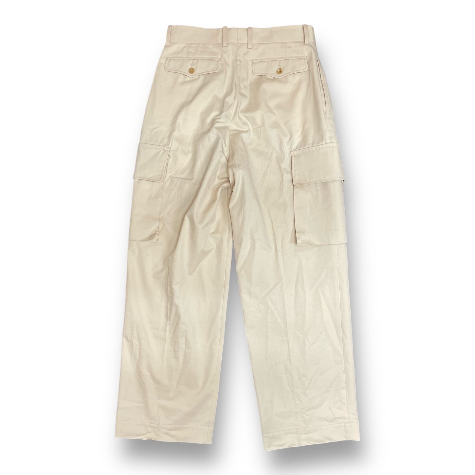 定価44000円 HERILL 22SS EGYPTIAN COTTON CARGO PANTS エジプシャン