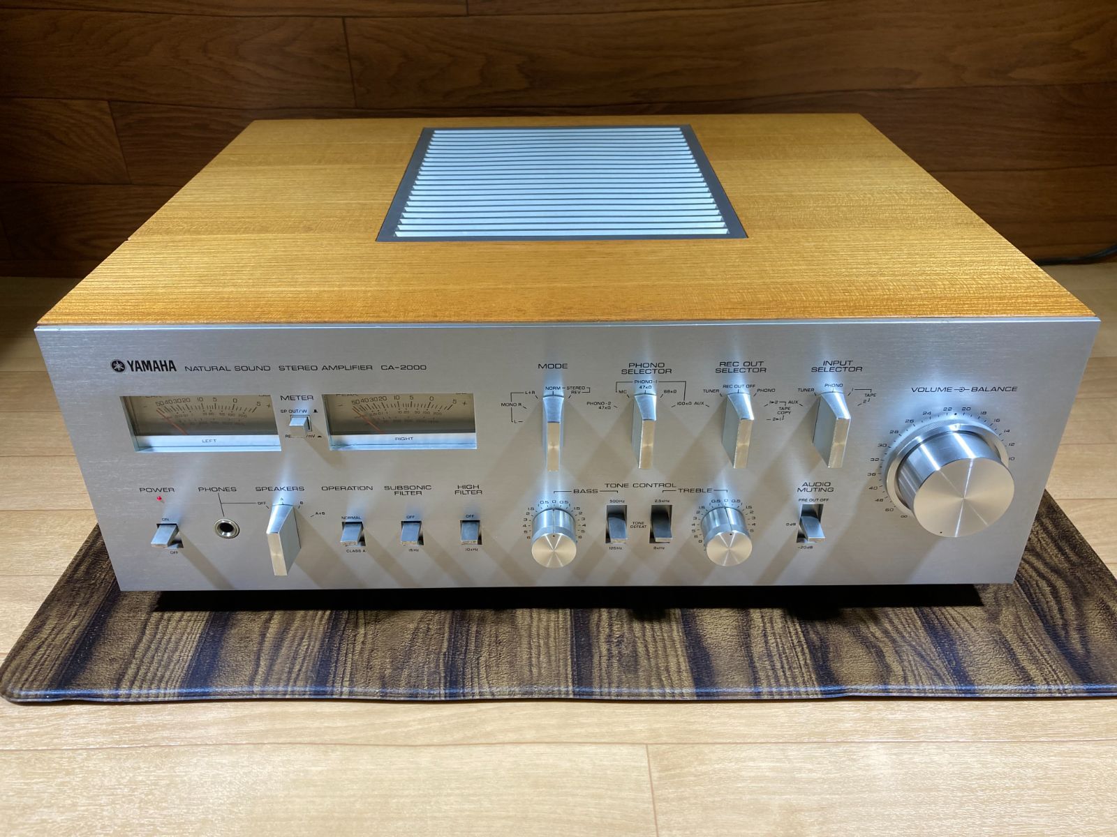 YAMAHA CA-2000 VINTAGE PRE-MAIN AMPRIFIER（Beautiful item for collectors） -  メルカリ