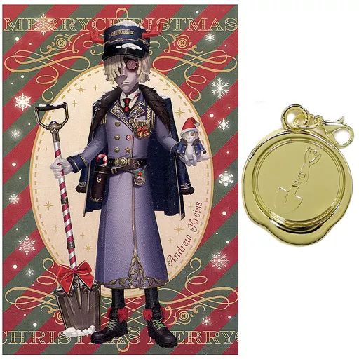 中古】ポストカード 墓守(アンドルー・クレス) メタルチャーム付き