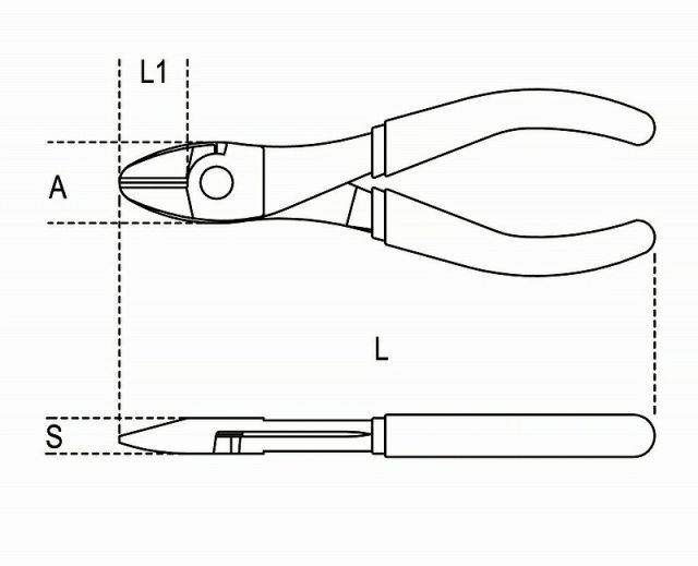 Beta ベータ 強力ニッパー200mm1084BM-200