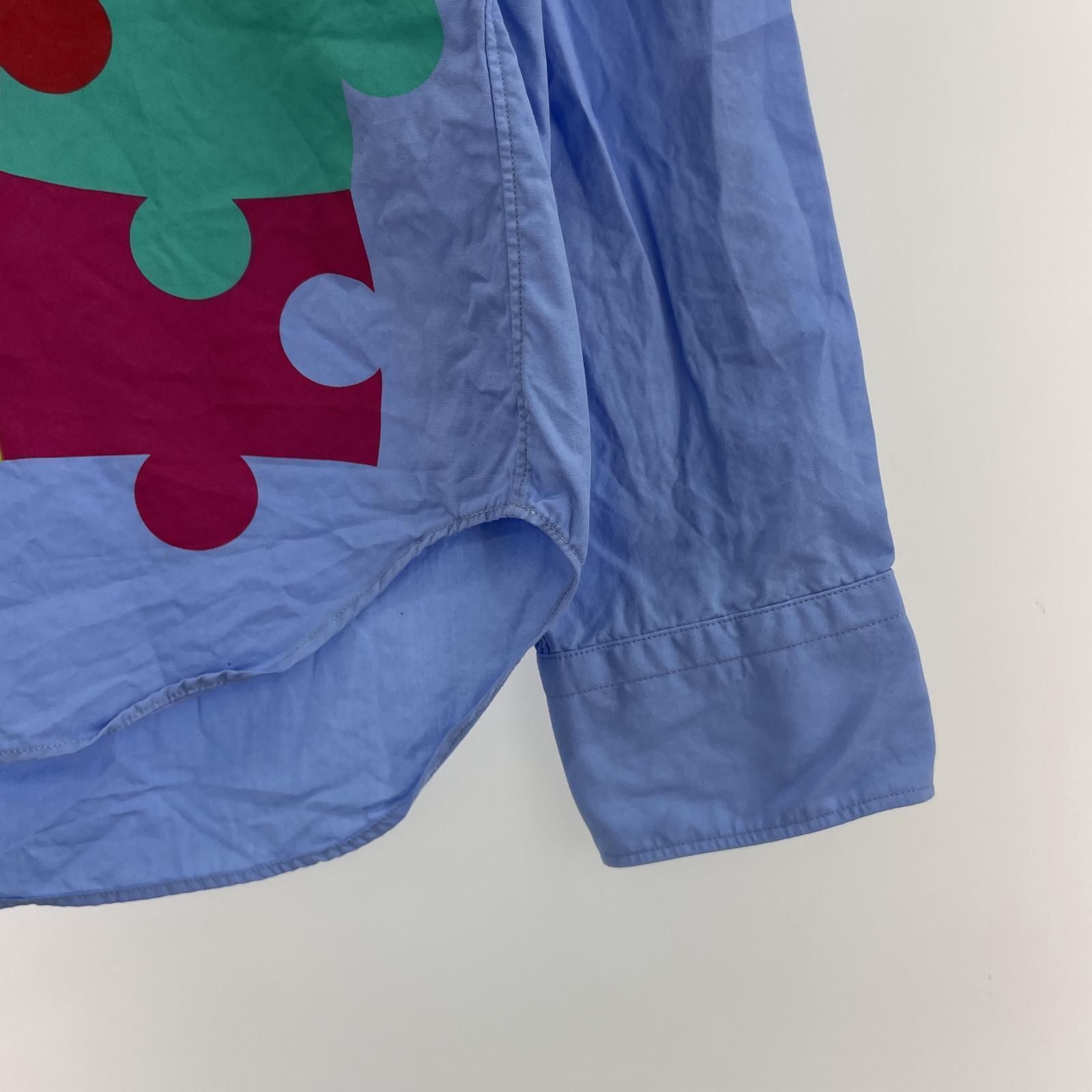 COMME des GARCONS HOMME DEUX ピースシャツ XS ブルー - メルカリ