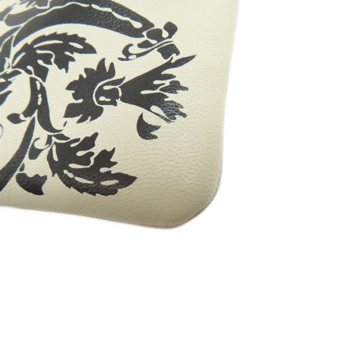 LOEWE ロエベ タッセルチャーム 総柄 化粧ポーチ ラムスキン  