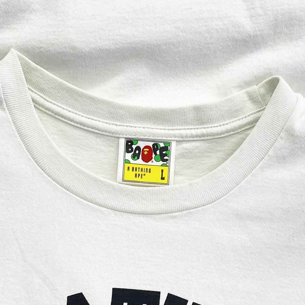 【美品】a bathing ape エイプ カレッジロゴ tシャツ A BATHING APE(アベイシングエイプ) / BAPE/College Tee