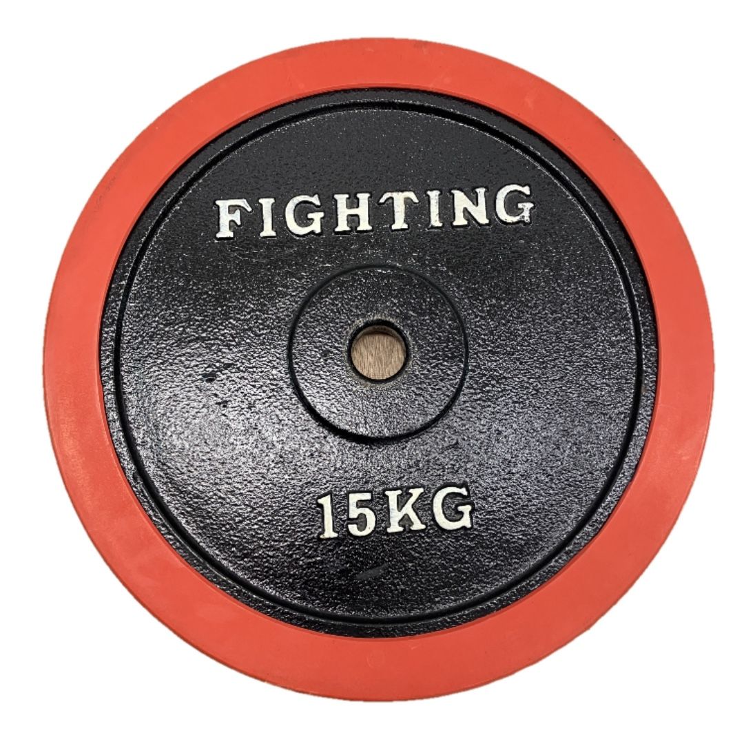ファイティングロード ダンベル プレート ラバー付き 15KG ×2 筋トレ ダイエット C10530744 LLC-HASEGAWATOSO_COM