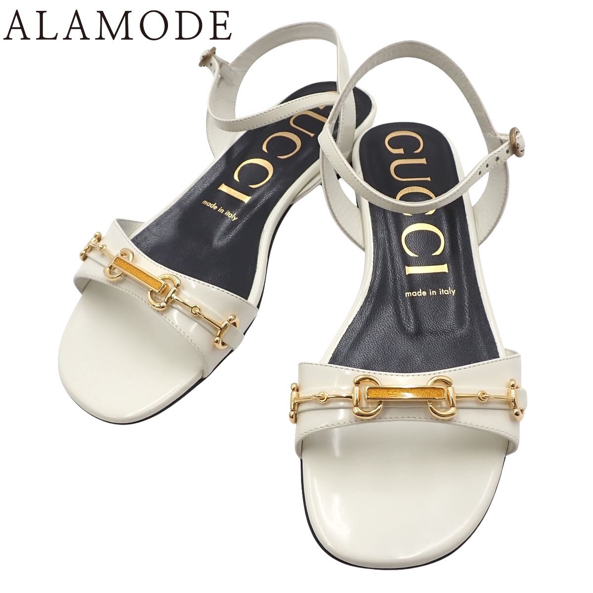 GUCCI　サンダル ゴールド　37　グッチ　ミュール ⭐︎ GUCCI グッチ ゴールド サンダル 35 美品⭐︎ - メルカリ