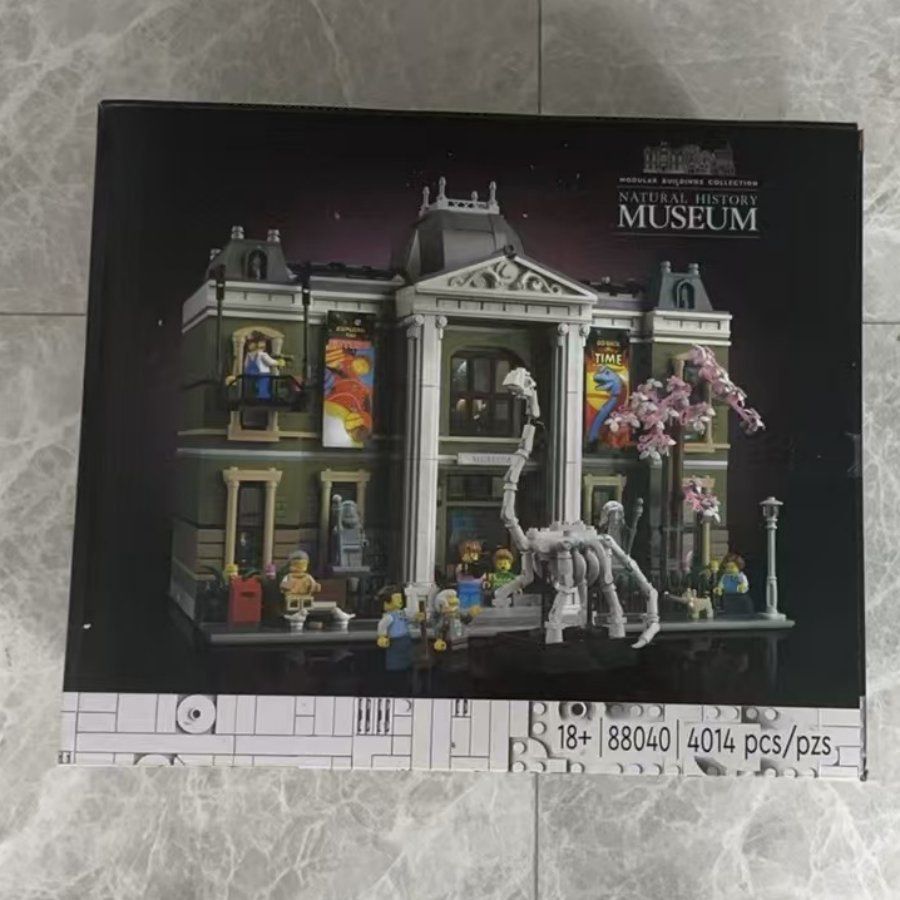 LEGO レゴ互換品 自然史博物館 ブロック 建物 4014PCS 小さな粒状 知育玩具 おもちゃ 男の子 女の子 子供 組み立て 学習玩具 クリスマス プレゼント 入学 お祝い