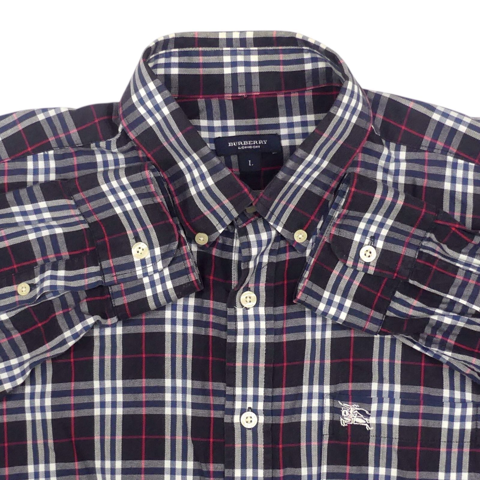 BURBERRY LONDON バーバリーロンドン L ノバチェック シャツ L