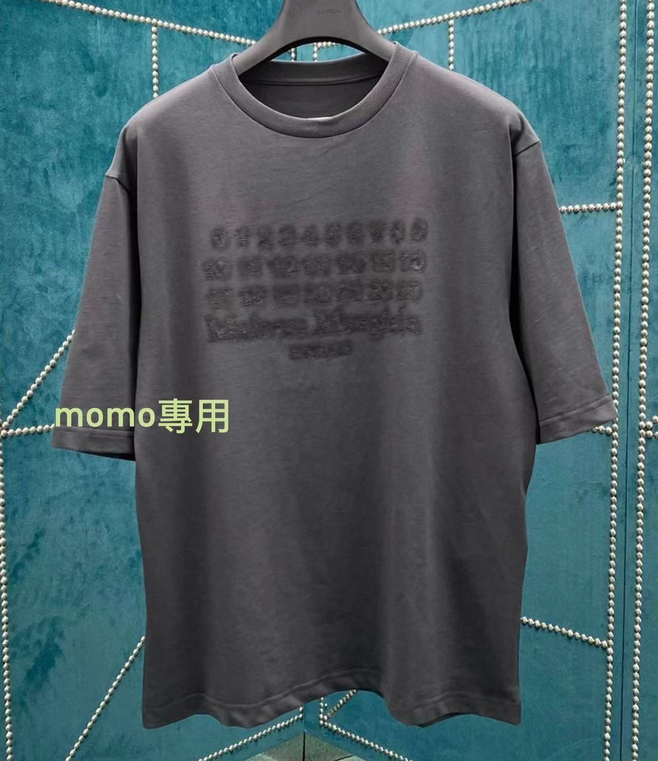 新品★大人気 MAISON MARGIELA メゾンマルジェラ マルジェラ ロゴ 刺繍  Tシャツ 半袖 男女兼用