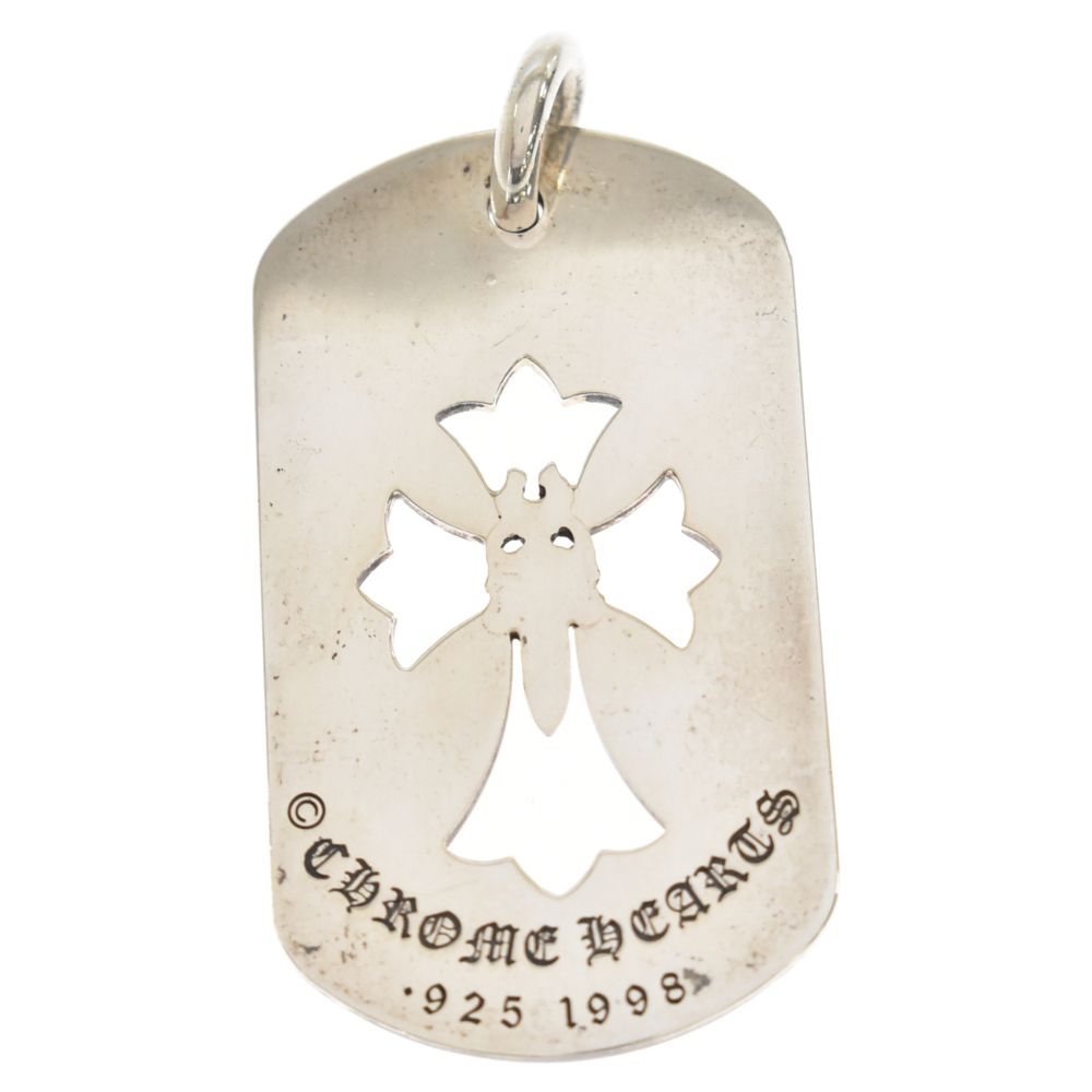 ＜正規品＞CHROME HEARTS D TAG LRG CROSS DAGG CHROME HEARTS (クロムハーツ) D/TAG LRG CROSS DAGG ラージドッグタグ
