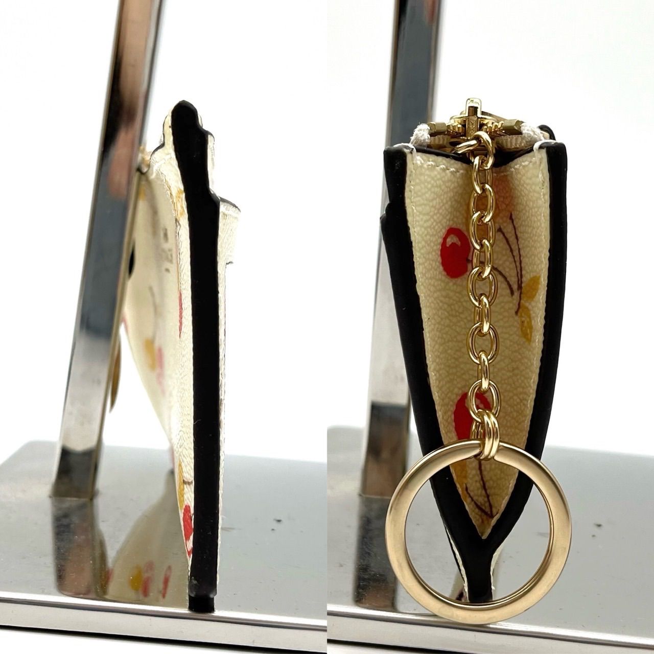 COACH コーチ コインケース 小銭入れ財布 レッド チェリー さくらんぼ