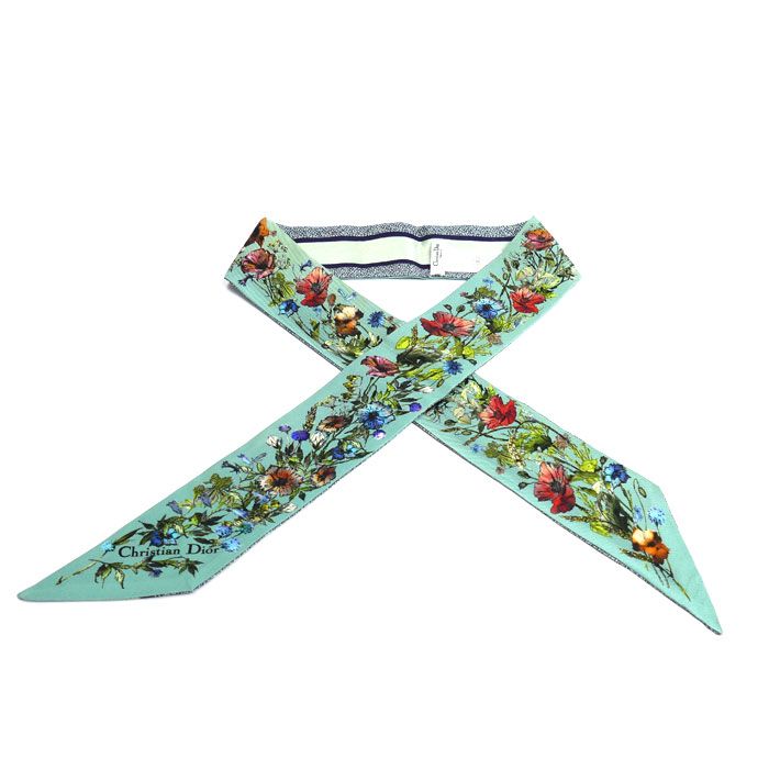 Christian Dior クリスチャンディオール ミッツァ 花柄 スカーフ  