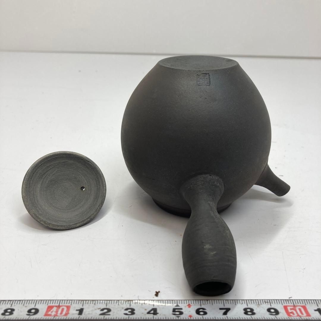 藤岡周平　伊賀刷毛目汲出　共箱　直径11.6㎝　東Y5-0609②トヒカ 藤岡周平 伊賀刷毛目汲出 共箱 直径11.6㎝ 東Y5-0609②トヒカ 美術