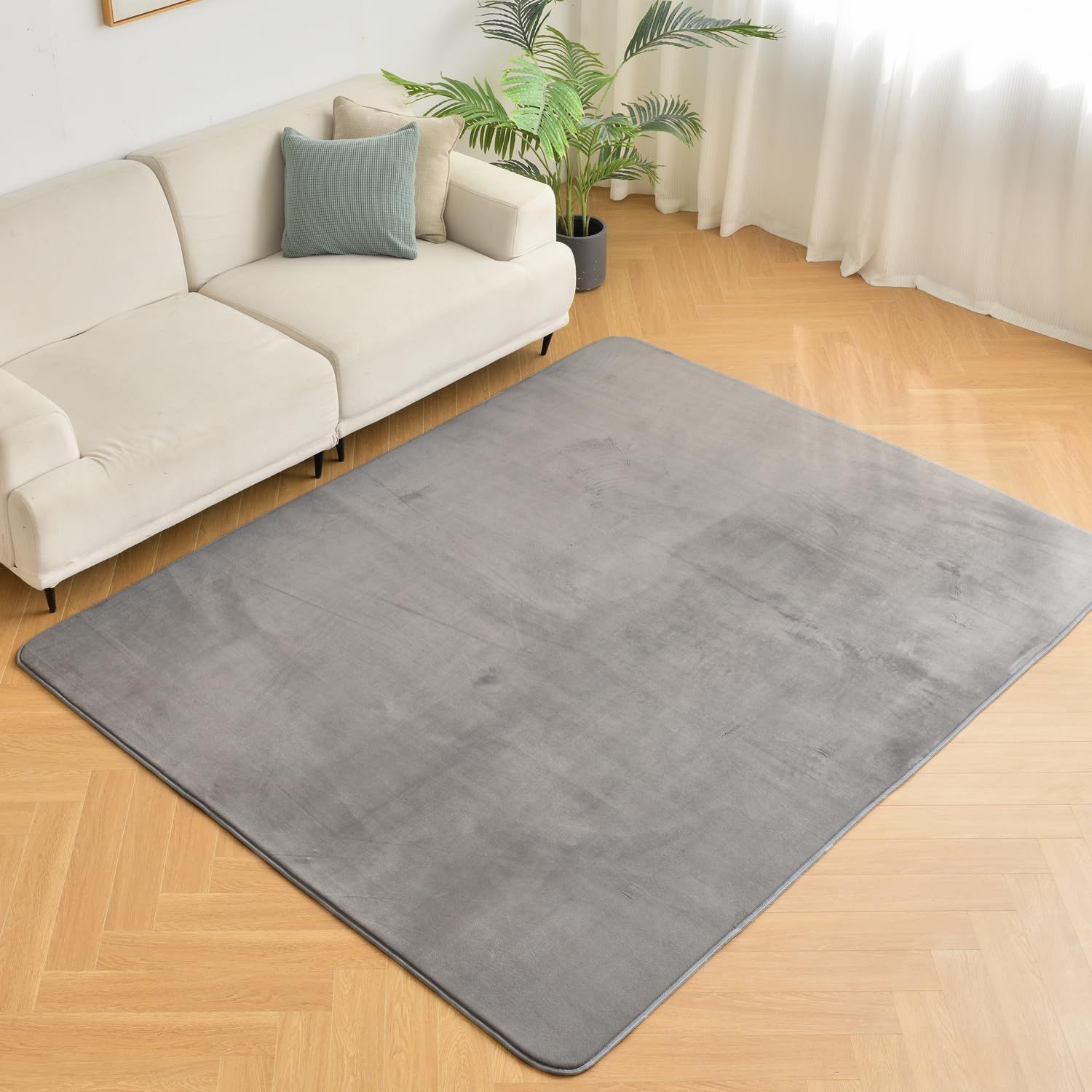 カーペット 2畳 185х185 洗える 滑り止め ホットカーペット対応 ラグ