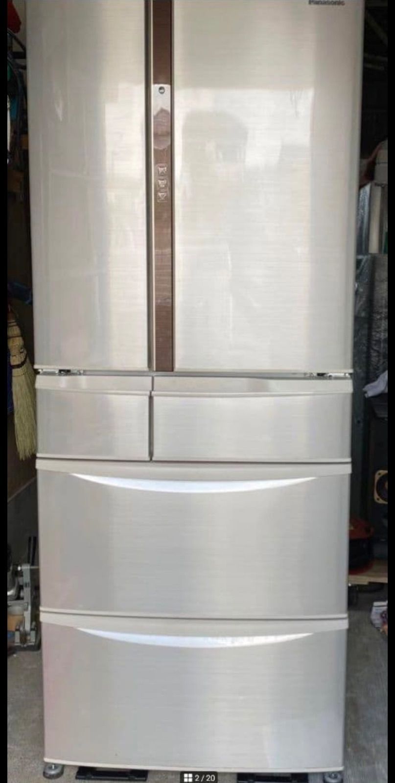 パナソニック ノンフロン冷凍冷蔵庫 NR-FVM471S-N 16年製 470L - メルカリ